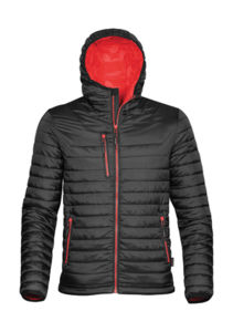 Warroo | Veste personnalisée pour homme Noir Rouge 8