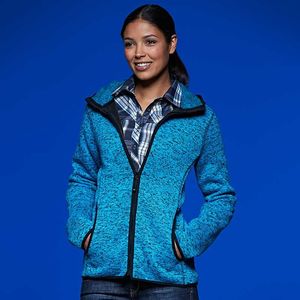 Veste personnalisable polaire à capuche femme