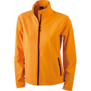 Veste personnalisable softshell femme Orange