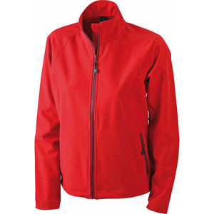 Veste personnalisable softshell femme Rouge
