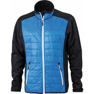 Veste personnalisé technique homme Noir Blanc