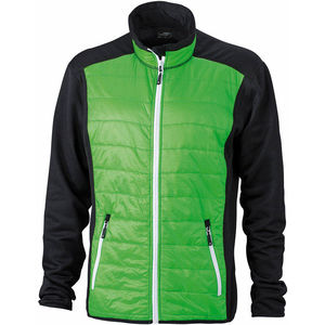 Veste personnalisé technique homme Noir Vert